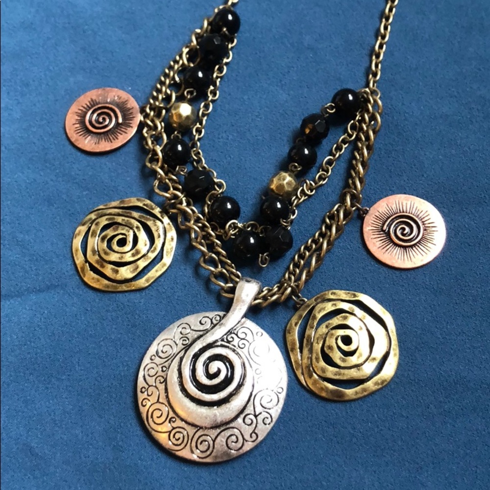 Vintage statement necklace - Picture 2 of 3